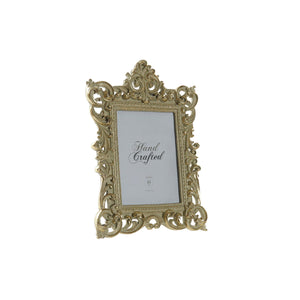 Fotoramme DKD Home Decor Gyllen Harpiks Shabby Chic (21,5 x 3 x 31 cm)