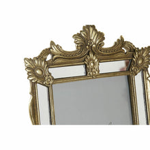 Last inn bildet i Galleri-visningsprogrammet, Fotoramme DKD Home Decor Speil Champagne Krystall Harpiks Shabby Chic (18,7 x 2 x 27,7 cm)
