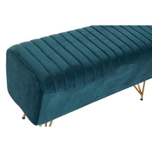 Last inn bildet i Galleri-visningsprogrammet, Krakk DKD Home Decor   Metall Turkis Polyester (90 x 31 x 47 cm)
