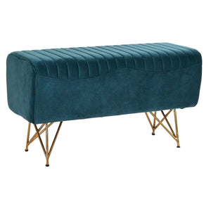 Krakk DKD Home Decor   Metall Turkis Polyester (90 x 31 x 47 cm)