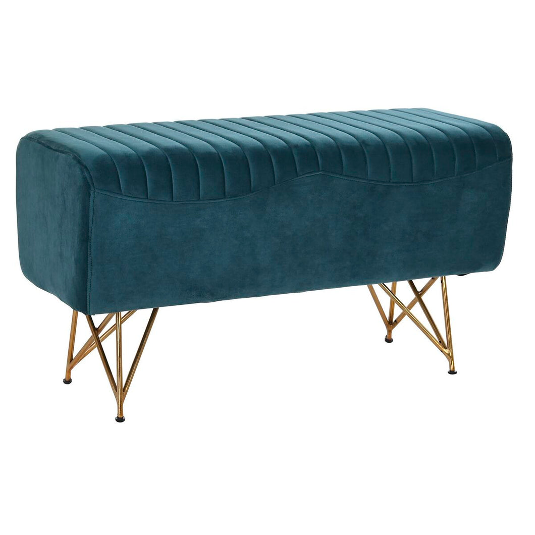 Krakk DKD Home Decor   Metall Turkis Polyester (90 x 31 x 47 cm)