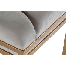Last inn bildet i Galleri-visningsprogrammet, Krakk DKD Home Decor   Beige Metall Polyester (100 x 40 x 50 cm)
