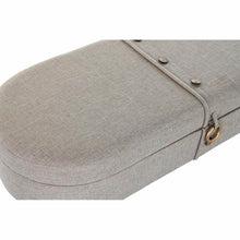 Last inn bildet i Galleri-visningsprogrammet, Oppbevaringskiste med sete DKD Home Decor Grå Metall Polyester (114 x 44 x 43 cm)
