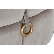 Last inn bildet i Galleri-visningsprogrammet, Oppbevaringskiste med sete DKD Home Decor Beige Metall Polyester (125 x 55 x 53 cm)
