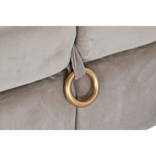 Last inn bildet i Galleri-visningsprogrammet, Krakk DKD Home Decor   Beige Gyllen Metall Polyester (125 x 45 x 50 cm)
