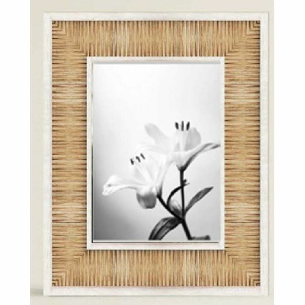 Fotoramme DKD Home Decor Naturell MDF Hvit (19 x 1,5 x 24 cm)
