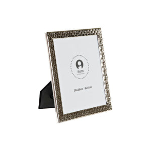 Fotoramme DKD Home Decor Sølv Metall Shabby Chic (23,5 x 2 x 28,5 cm)