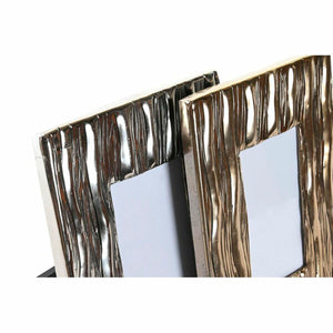 Fotoramme DKD Home Decor Krystall Aluminium (2 enheter) (21 x 1 x 26 cm)
