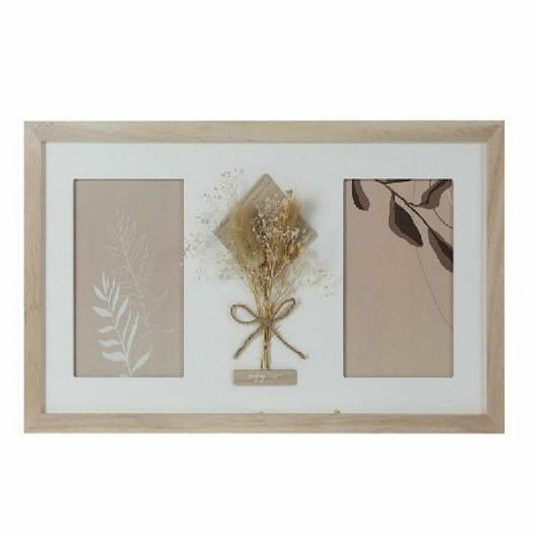 Fotoramme DKD Home Decor Krystall Naturell Shabby Chic