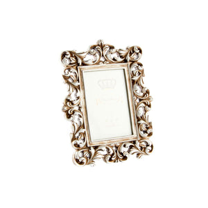 Fotoramme DKD Home Decor Gyllen Harpiks Shabby Chic (18 x 2 x 25 cm)