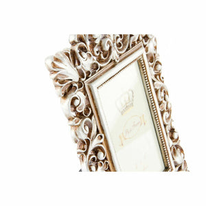 Fotoramme DKD Home Decor Gyllen Harpiks Shabby Chic (18 x 2 x 25 cm)