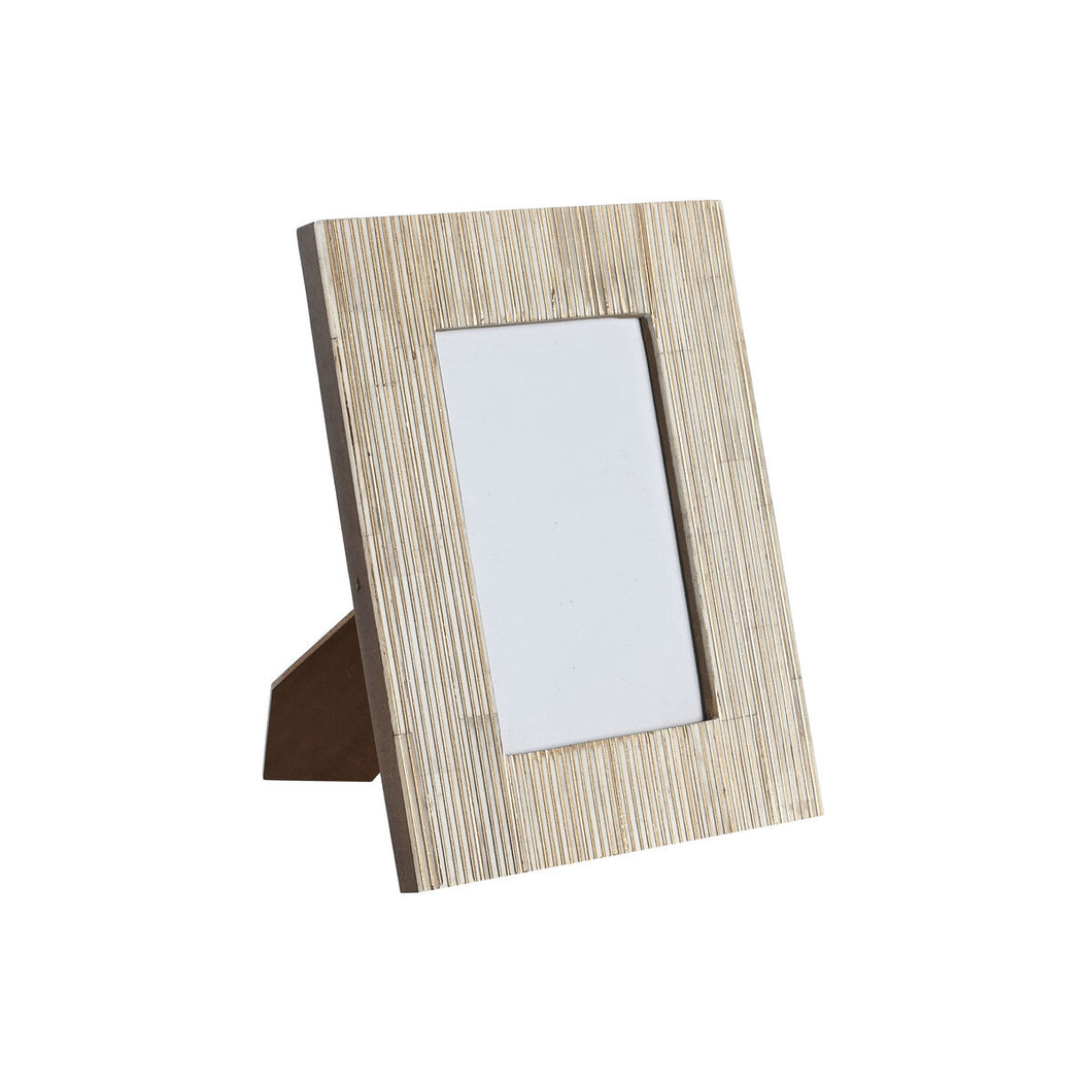 Fotoramme DKD Home Decor 17 x 1,8 x 21,5 cm Krem Bein Harpiks Kolonial