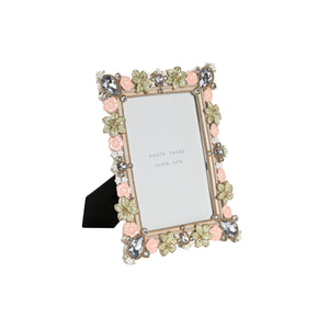 Fotoramme DKD Home Decor Krystall Harpiks Flerfarget Romantisk (18,5 x 2 x 23,5 cm)