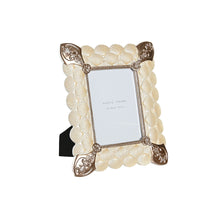 Last inn bildet i Galleri-visningsprogrammet, Fotoramme DKD Home Decor Krystall Kopper Hvit Harpiks Romantisk (22,8 x 2,6 x 28,6 cm)
