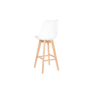Krakk DKD Home Decor 48,5 x 55 x 109 cm Hvit Polyuretan Bøk