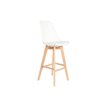 Last inn bildet i Galleri-visningsprogrammet, Krakk DKD Home Decor 48,5 x 55 x 109 cm Hvit Polyuretan Bøk
