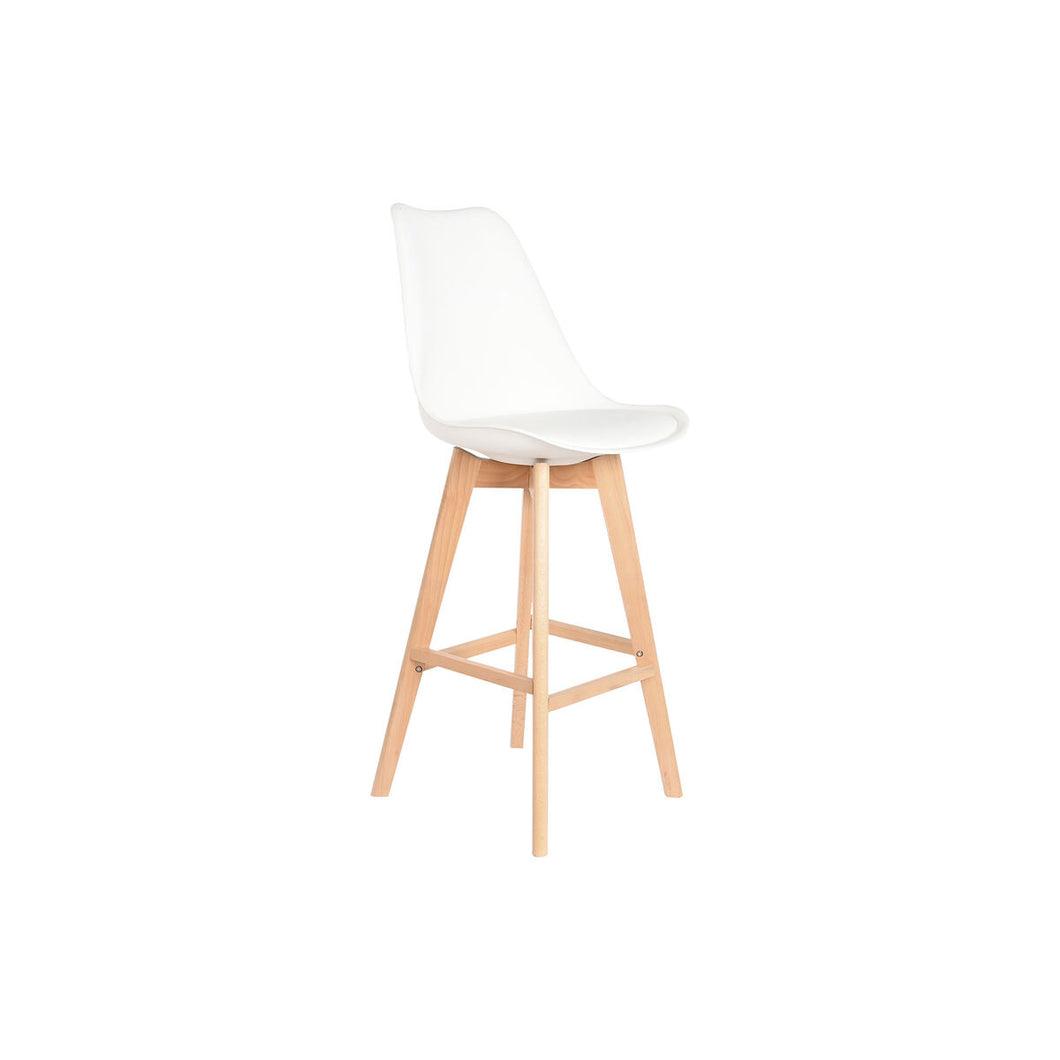 Krakk DKD Home Decor 48,5 x 55 x 109 cm Hvit Polyuretan Bøk