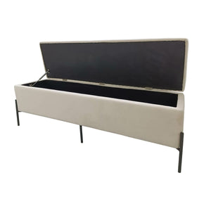 Krakk DKD Home Decor Krem Metall 140 x 40 x 45 cm