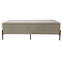 Last inn bildet i Galleri-visningsprogrammet, Krakk DKD Home Decor Krem Metall 140 x 40 x 45 cm
