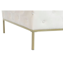 Last inn bildet i Galleri-visningsprogrammet, Krakk DKD Home Decor Hvit Gyllen Metall 100 x 100 x 45 cm
