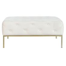 Last inn bildet i Galleri-visningsprogrammet, Krakk DKD Home Decor Hvit Gyllen Metall 100 x 100 x 45 cm
