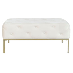 Krakk DKD Home Decor Hvit Gyllen Metall 100 x 100 x 45 cm