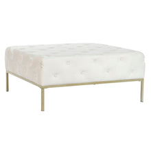 Last inn bildet i Galleri-visningsprogrammet, Krakk DKD Home Decor Hvit Gyllen Metall 100 x 100 x 45 cm
