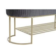 Last inn bildet i Galleri-visningsprogrammet, Krakk DKD Home Decor Grå Gyllen Metall 120 x 40 x 45 cm
