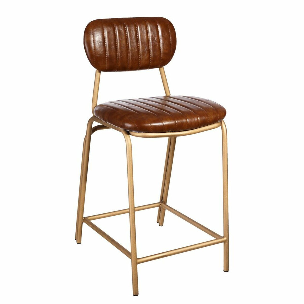 Krakk 42 x 49 x 88 cm Gyllen Metall Brun Polyuretan