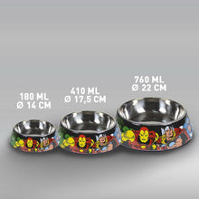 Last inn bildet i Galleri-visningsprogrammet, Hundemater Marvel 760 ml Melamin Rød Metall
