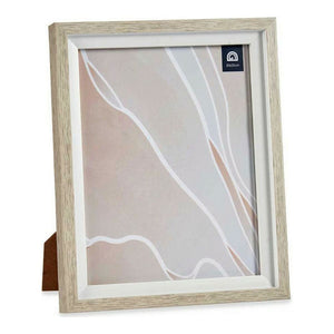 Fotoramme Brun Hvit Krystall Tre Plast (24 x 2 x 29 cm)