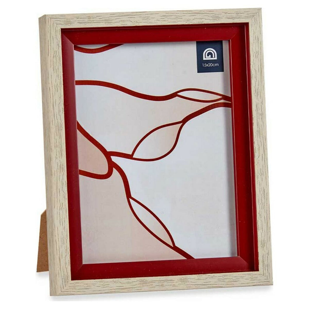 Fotoramme Rød Brun Krystall Tre Plast (18,8 x 2 x 24 cm)
