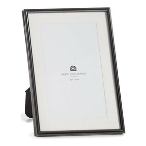 Fotoramme Svart Krystall Stål (10 x 18,2 x 13,5 cm) (10 x 15 cm)