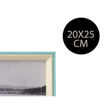 Last inn bildet i Galleri-visningsprogrammet, Fotoramme Blå Lysebrun Krystall Tre MDF (3 x 27 x 22 cm)

