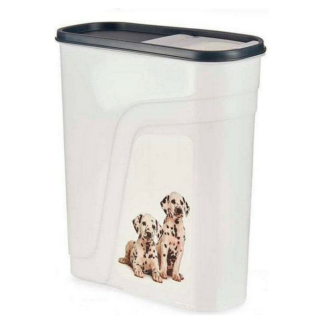 Beholder Hvit Mørke Grå Plast 4 L (10,5 x 26,5 x 24 cm)