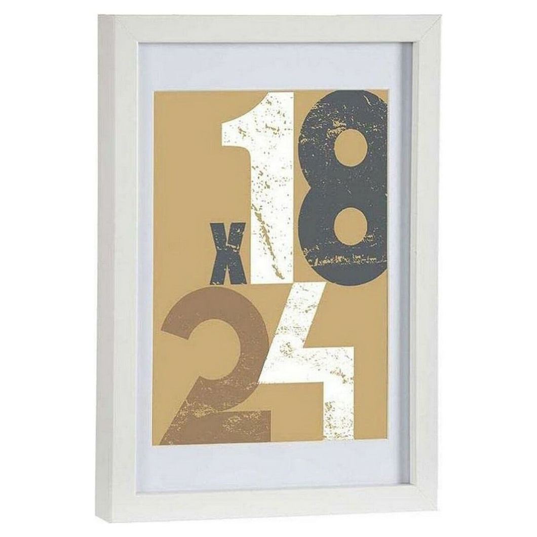Fotoramme for vegg Hvit MDF (24 x 2,5 x 32,5 cm) (1 uds)