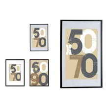 Last inn bildet i Galleri-visningsprogrammet, Fotoramme for vegg Svart MDF (62,5 x 2,5 x 92,5 cm) (1 uds)
