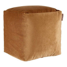 Last inn bildet i Galleri-visningsprogrammet, Puff Beige Polyester polystyren (30 x 30 x 30 cm)
