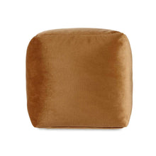Last inn bildet i Galleri-visningsprogrammet, Puff Beige Polyester polystyren (30 x 30 x 30 cm)
