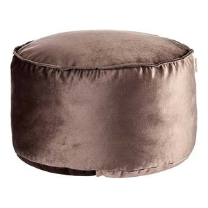 Puff Grå Polyester polystyren (60 x 35 x 60 cm)