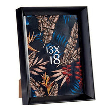 Last inn bildet i Galleri-visningsprogrammet, Fotoramme Svart Glass Plast (15,2 x 3,5 x 20,2 cm)
