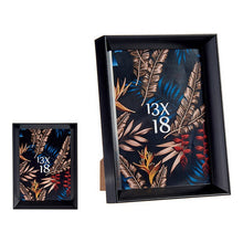 Last inn bildet i Galleri-visningsprogrammet, Fotoramme Svart Glass Plast (15,2 x 3,5 x 20,2 cm)
