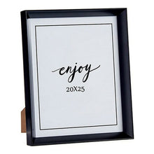 Last inn bildet i Galleri-visningsprogrammet, Fotoramme Svart Glass Plast (22,2 x 3,5 x 27,3 cm)

