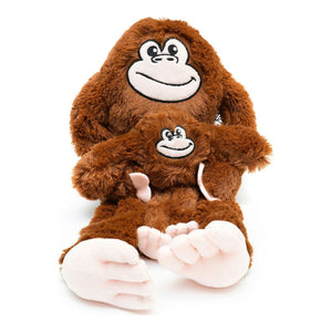 Cuddly toy for dogs Gloria Mizaru Ape Brun