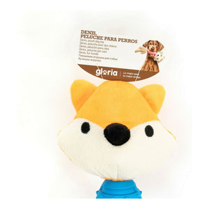 Dog teether Gloria Denis med lyd Polyester Zorro Eva Gummi polypropylen