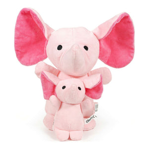 Cuddly toy for dogs Gloria Hoa Rosa Elefant Polyester Eva Gummi