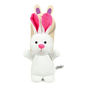 Cuddly toy for dogs Gloria Ore Polyester Kanin Eva Gummi