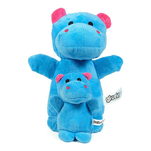 Cuddly toy for dogs Gloria Nomana Polyester Flodhest Eva Gummi