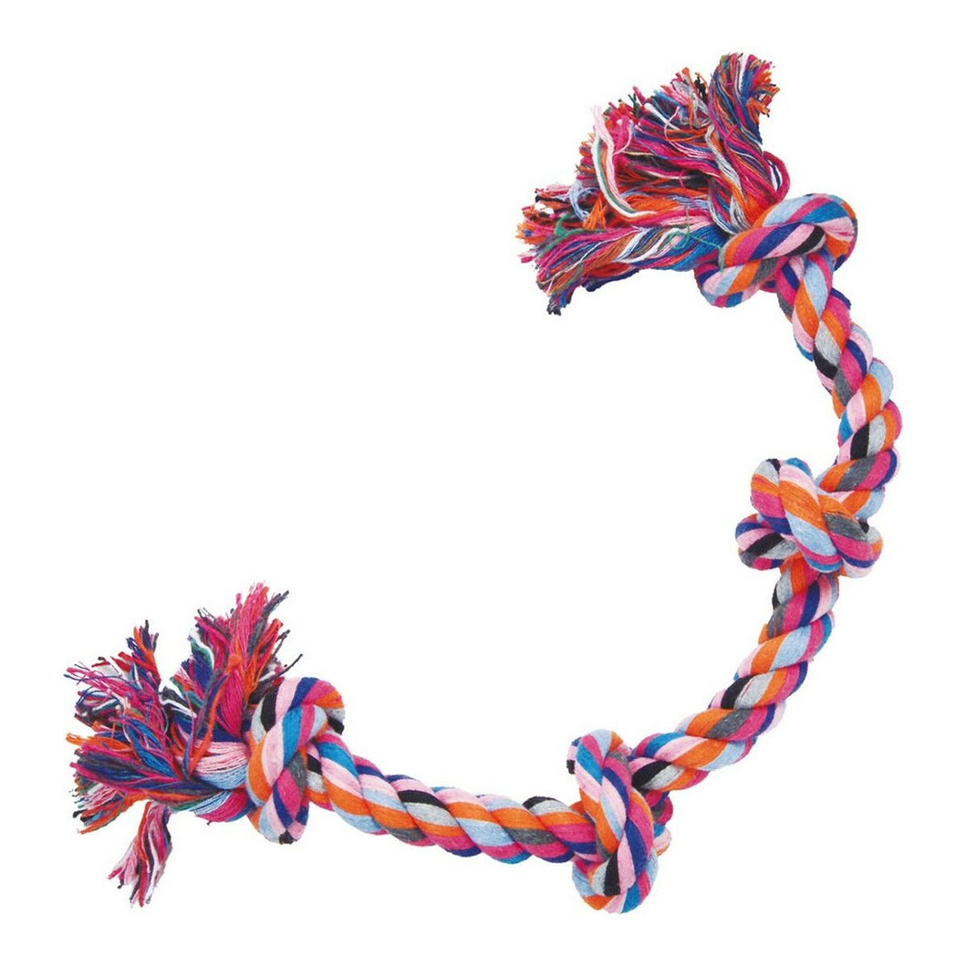 Dog teether Gloria Flerfarget Knot Bomull (2 x 50 cm)