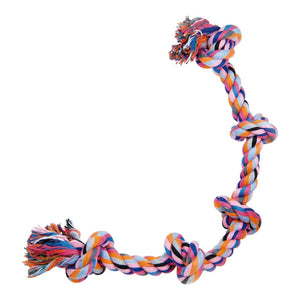 Dog teether Gloria Flerfarget Knot Bomull (2.5 x 60 cm)